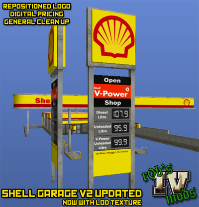 Shell Petrol Station V2 Updated
