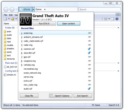 Files for GTA 4: cars, mods, skins