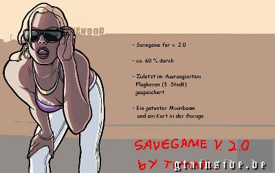Savegame for SA v2.0