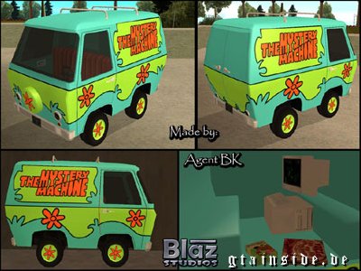 Gta San Andreas The Mystery Machine Scooby Doo Mod Gtainside Com