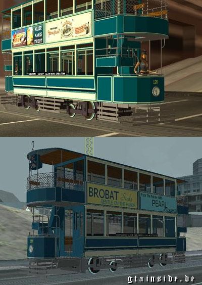 British Double Decker Tram