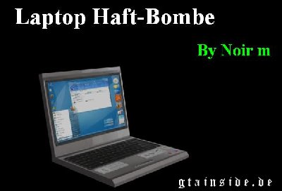 Laptop Haft-Bombe