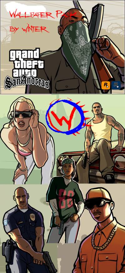 gta san andreas wallpaper iphone