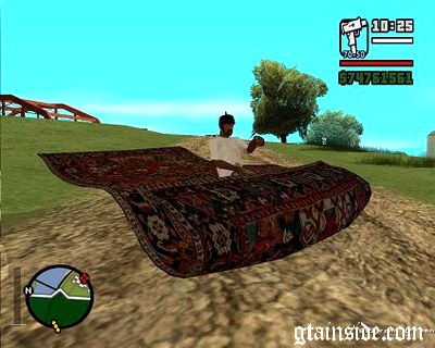 GTA San Andreas Flying Carpet Mod - GTAinside.com