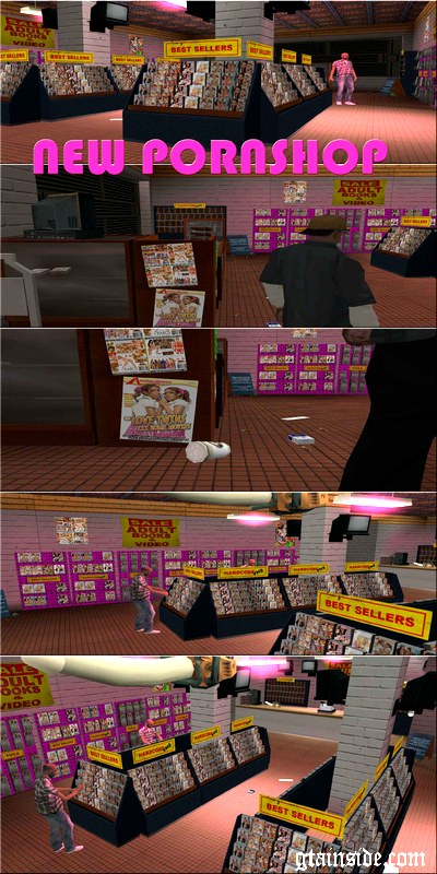 Gta Sa Porn - GTA San Andreas New Pornshop Mod - GTAinside.com