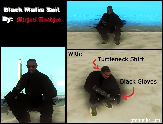 BLACK CLOTHES PACK – Mafia Mods