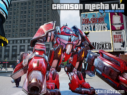 Crimson Mecha