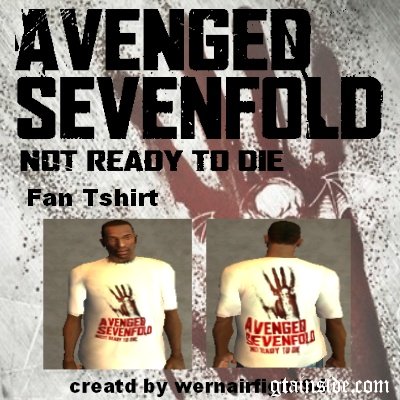 A7X Not Ready To Die Fan Tshirt