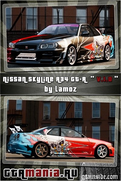 Nissan SkyLine R34 GT-R V-spec II Evil Empire v1.1