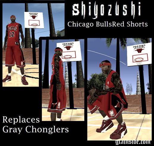 Chicago Bulls Red Shorts