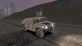 M1151 HMMWV Up Armored Humvee with working MG