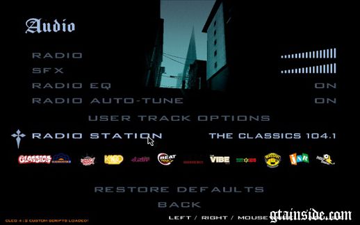 GTA IV Radiostations to GTA SA