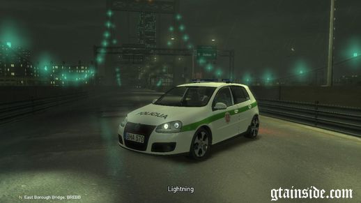 Volkswagen Golf 5 GTI Lithuanian Police  [ELS]