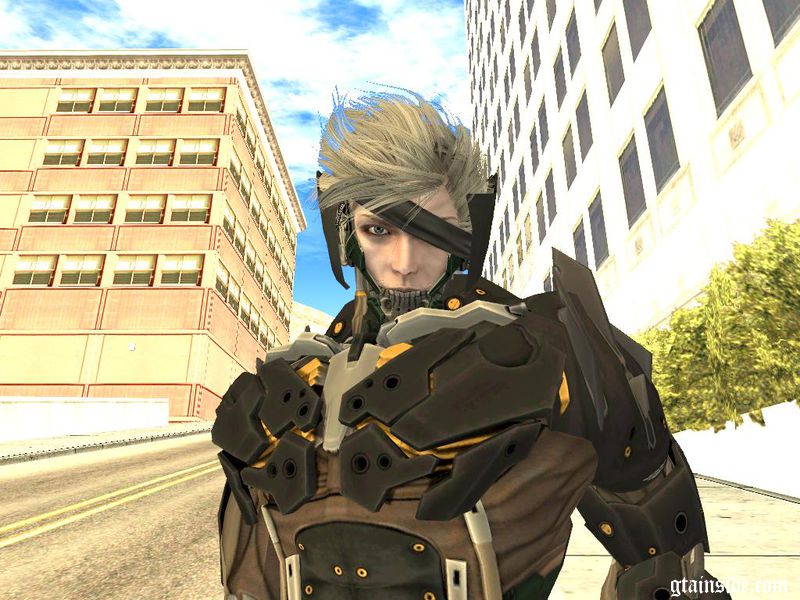 Metal Gear Rising Raiden Render for GTA Vice City