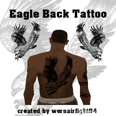 Eagle Back Tattoo