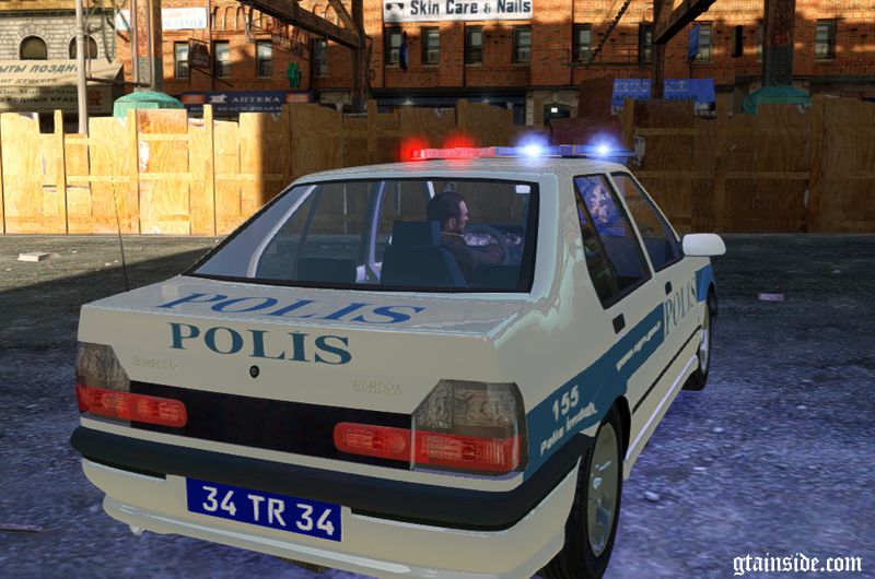 Polis am. Renault 12 polis. Renault Toros polis. GTA Turkish Police. Renault 19 GTA sa.