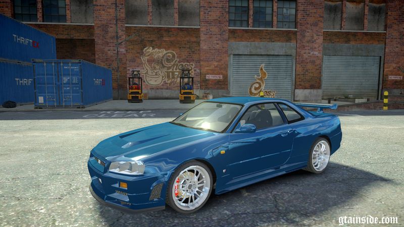 Gta 4 Nissan Skyline Gt R R34 Fast And Furious 4 Mod