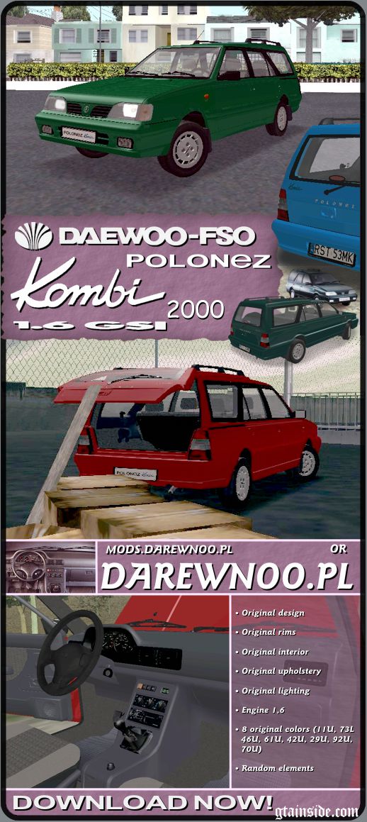 2000 Daewoo-FSO Polonez Kombi 1.6 GSI