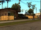 Trucks parked on Grove Street