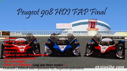 2009 Peugeot 908 HDi FAP Final