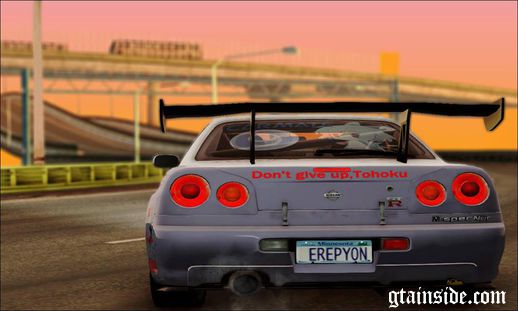 Nissan R34 Touhou Itasha