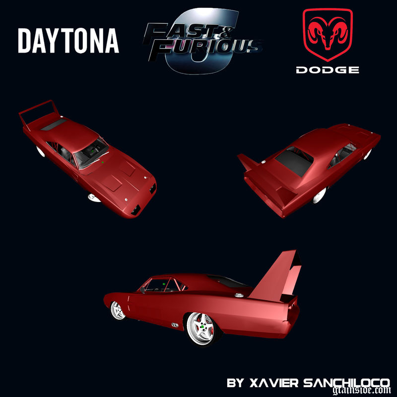 GTA San Andreas Dodge Charger Daytona Fast & Furious 6 Mod 