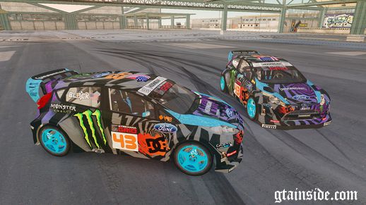 Ford Fiesta Gymkhana - Ken Block Hoonigan 2013