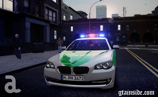 BMW 5 Series F10 - Polizei - German Police (ELS7)