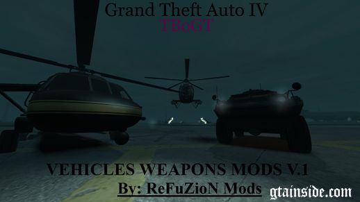 Vehicles Weapons Mods V.1