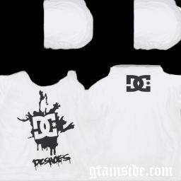 Remera DC shoes blanca