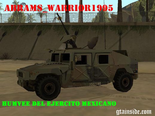 Humvee of Mexican Army