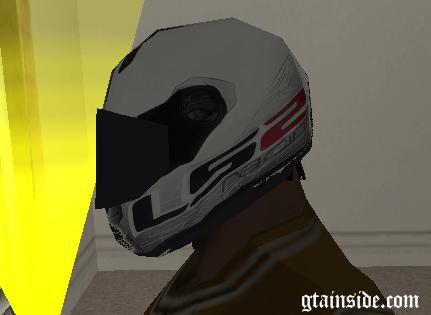 White LS2 Helmet