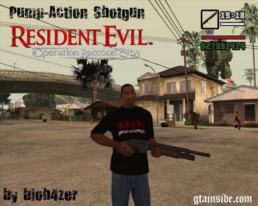Pump-Action Shotgun from Resident evil