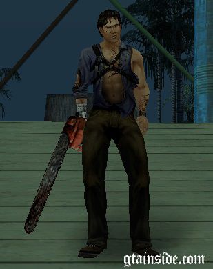 GTA San Andreas Ash Williams Skin Pack from 'Evil Dead: Regeneration' Mod 