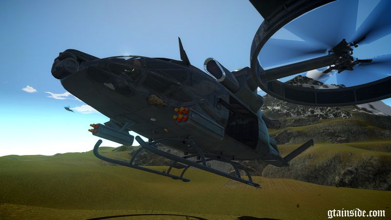 Helicóptero de transporte Samson SA-2 para GTA 4