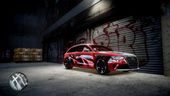 Audi RS4 APR Tuned Paintjob