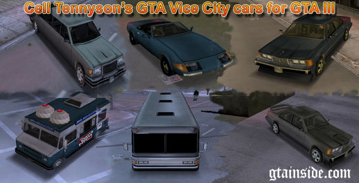 GTA VC Cars for GTA III