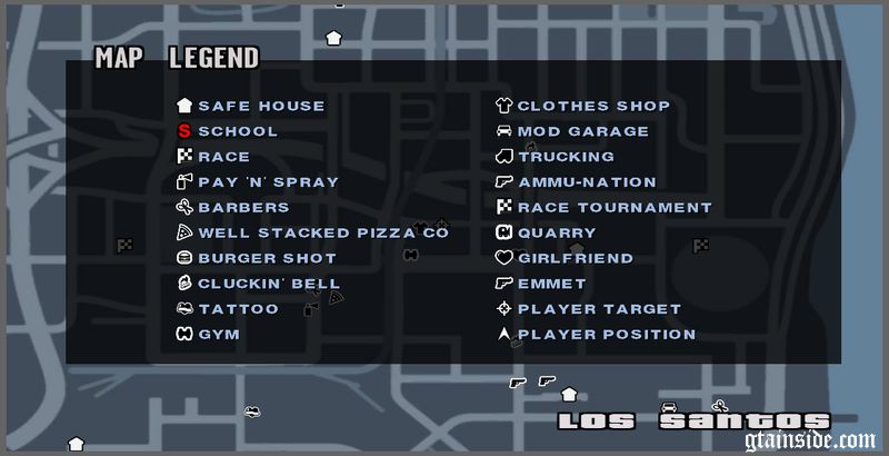 Download Radar, map and icons in the style of GTA 5 [GTA 3, VC, SA] for GTA  San Andreas: The Definitive Edition