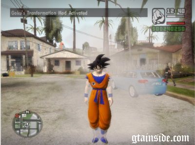 Goku Transformation Mod