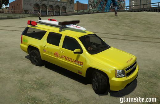 GTA V Los Santos Lifeguard Chevrolet Suburban