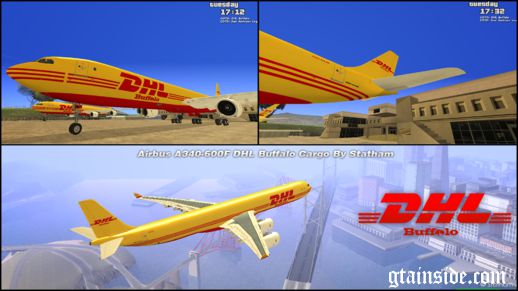 Airbus A340-600F DHL Buffalo