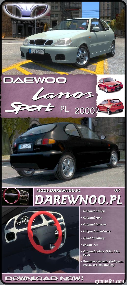 2000 Daewoo Lanos Sport PL