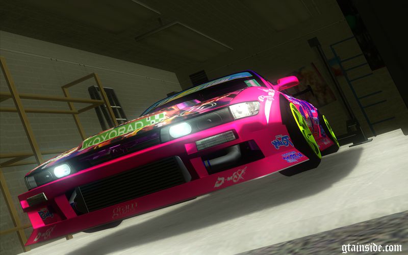 GTA San Andreas Nissan Silvia S13 Team Burst Mod - GTAinside.com