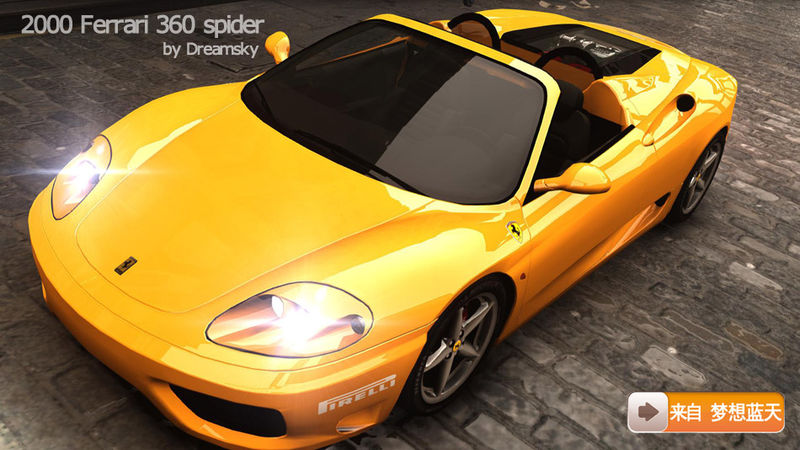 Gta 4 2000 Ferrari 360 Spider Epm Convertible Mod Gtainside Com