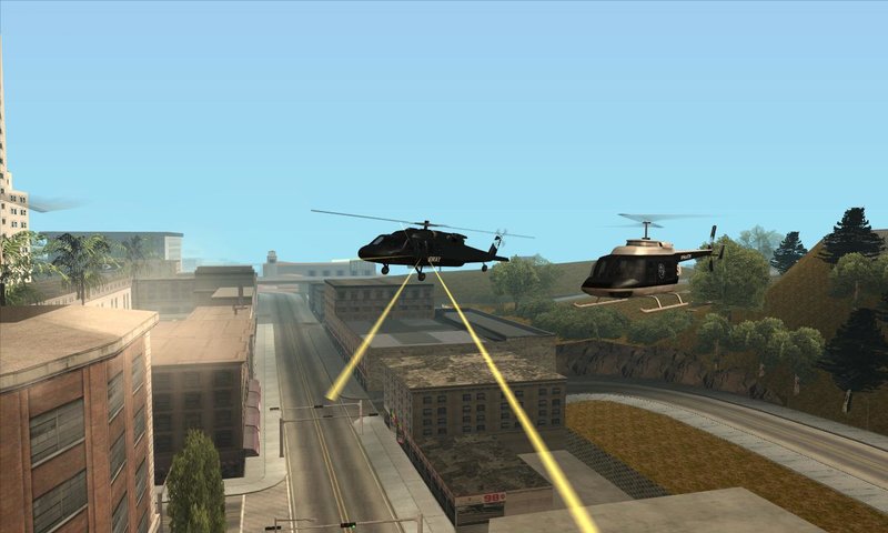 Download Disabled shooting from police helicopter for GTA San Andreas