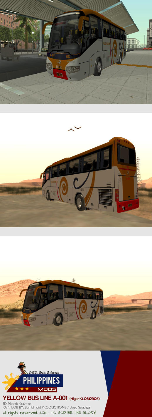 Higer KLQ6129QE - Yellow Bus Line A-001