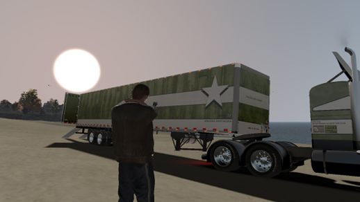 Semi Trailer WI Militia Cargo Container Texture