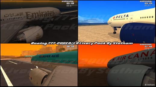 Boeing 777-200ER/LR Livery Pack