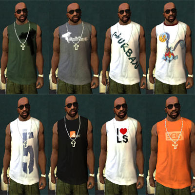 GTA San Andreas Sleeveless Shirts Mod - GTAinside.com