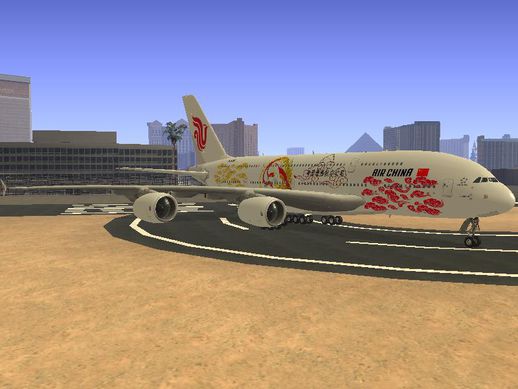 Airbus A380-800 Air China Decorated